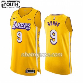 Barn Los Angeles Lakers Tröja Rajon Rondo 9 2019-20 Nike City Edition Swingman